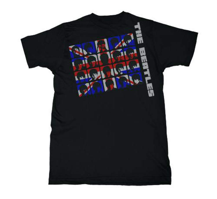 Picture of Beatles T-Shirt: The Beatles UK Invasion in Black