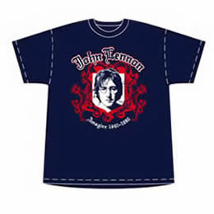 Picture of T-Shirt: John Lennon Crest Navy