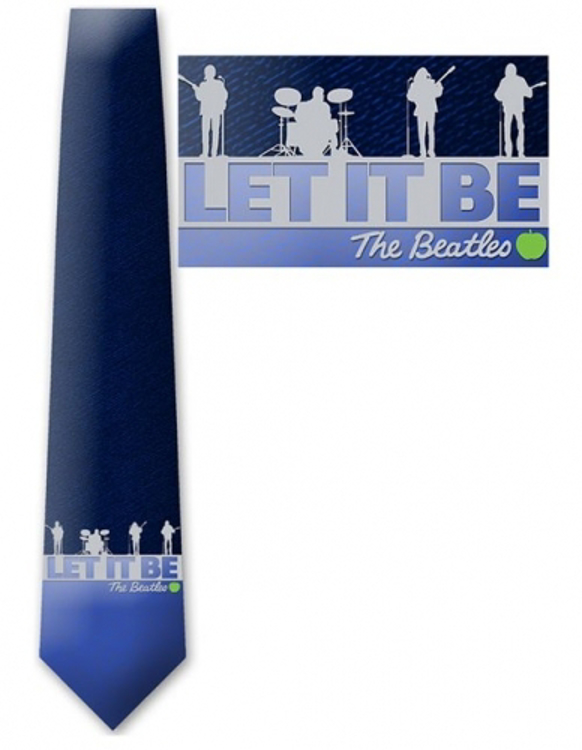 Picture of Beatles Tie: Blue Let It Be Silk Tie