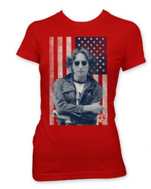 Picture of Beatles T-Shirt: John Lennon Women's Junior Tee