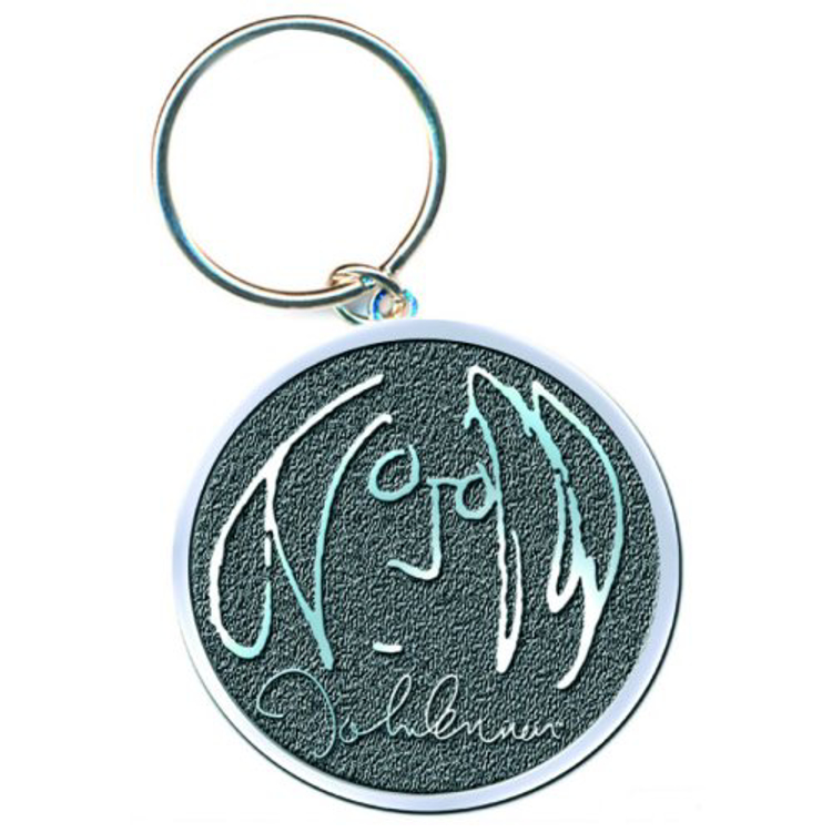 Picture of Beatles Key Chain: John Lennon Self Portrait (Chrome)