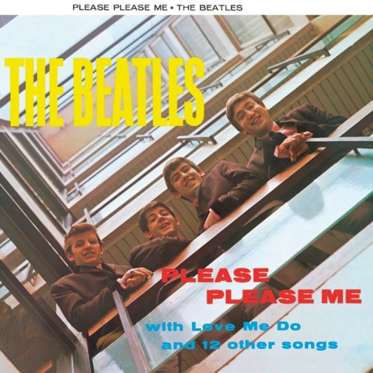 Picture of Beatles Sign:  "Please, Please Me" Album Cover