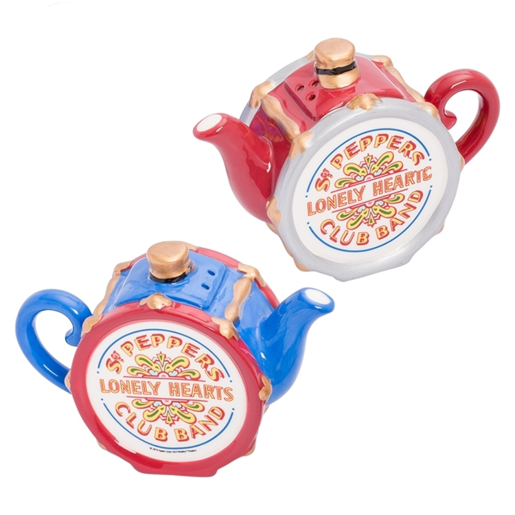 Picture of Beatles Salt & Pepper: The Beatles Sgt Pepper's Tea Pot Salt & Pepper Set