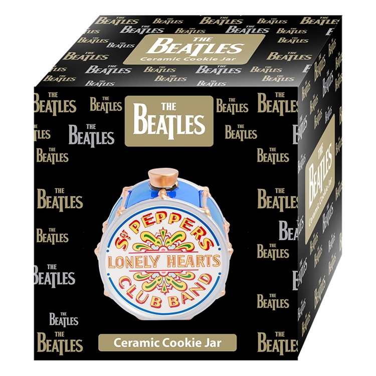 Picture of Beatles Cookie Jar: The Beatles Sgt Pepper's Ceramic Cookie Jar Blue Version