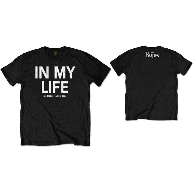 Picture of Beatles Adult T-Shirt: Beatles Adult T-Shirt: Beatles Song Lyric Edition "In My Life"