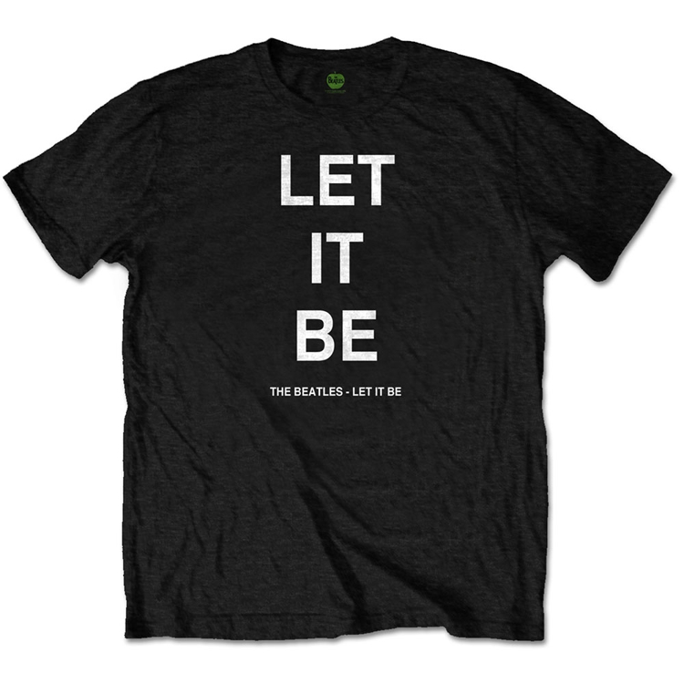 Picture of Beatles Adult T-Shirt: Beatles Song Lyric Edition "Let It Be"