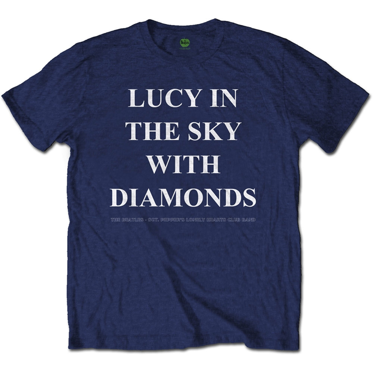 Picture of Beatles Adult T-Shirt: Beatles Song Lyric Edition "Lucy in the Sky with Diamonds"