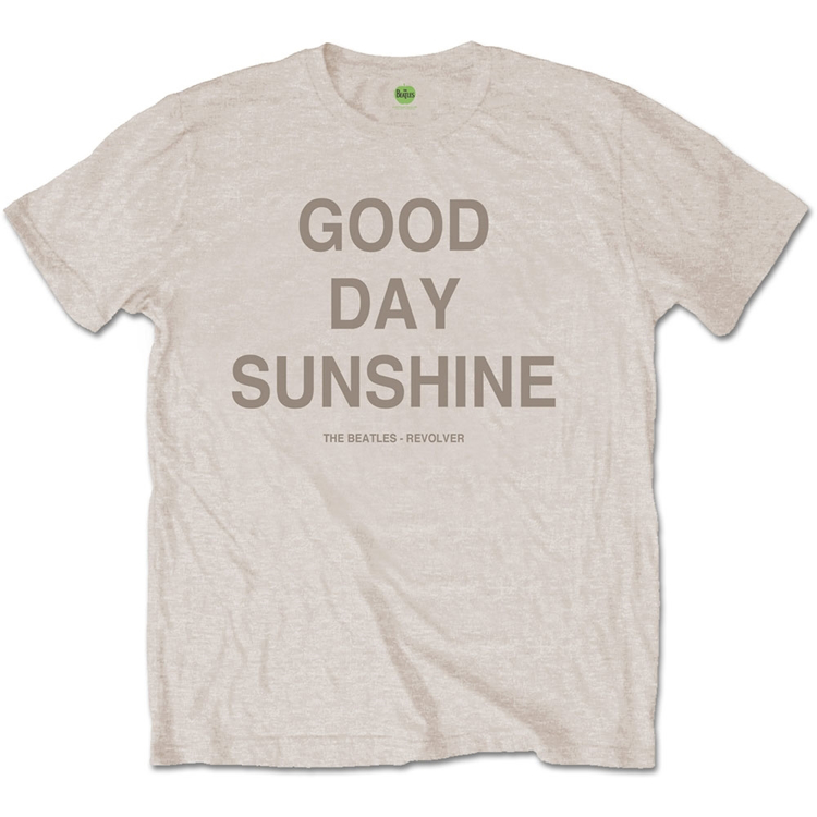 Picture of Beatles Adult T-Shirt: Beatles Song Lyric Edition "Good Day Sunshine"