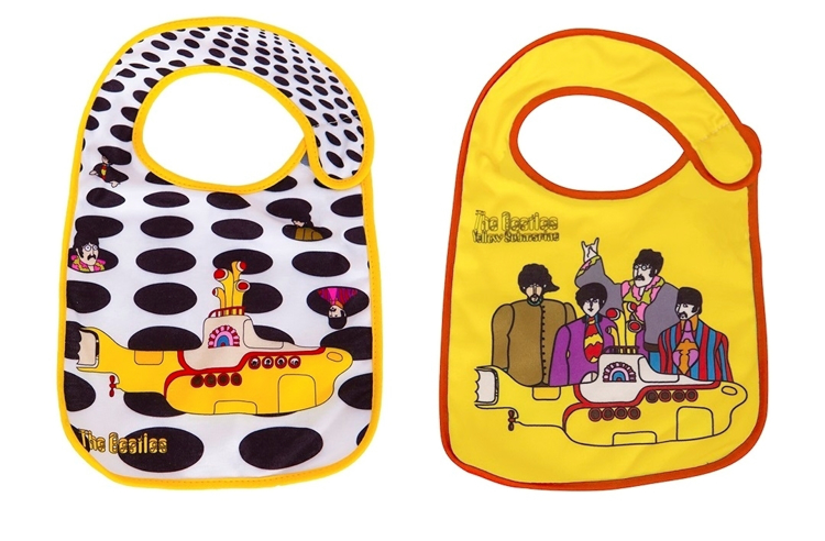 Picture of Beatles Baby: Yellow Submarine Baby Bibs