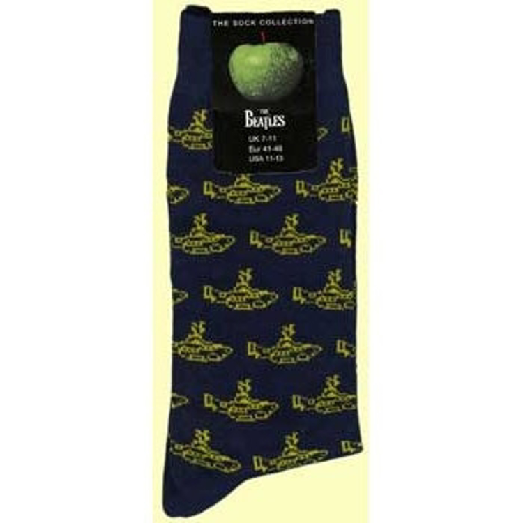 Picture of Beatles Socks: Women's Yellow Submarine (Blue)