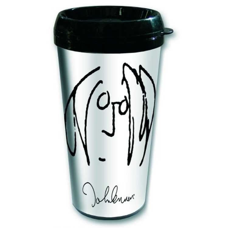 Picture of John Lennon Travel Mug: "Self Portrait"