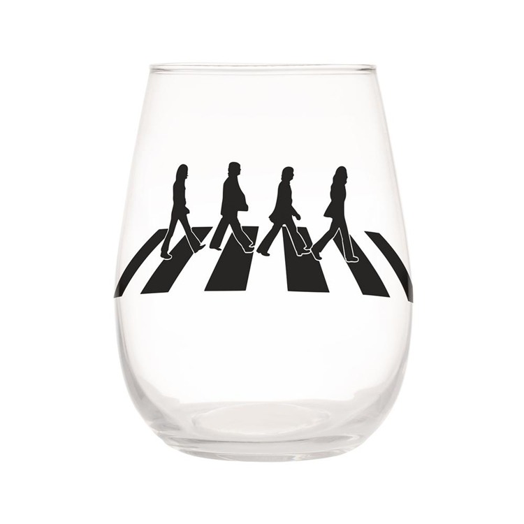 Picture of Beatles Glasses: Abbey Road 2 pc. 18 oz. Contour Glass Tumblers