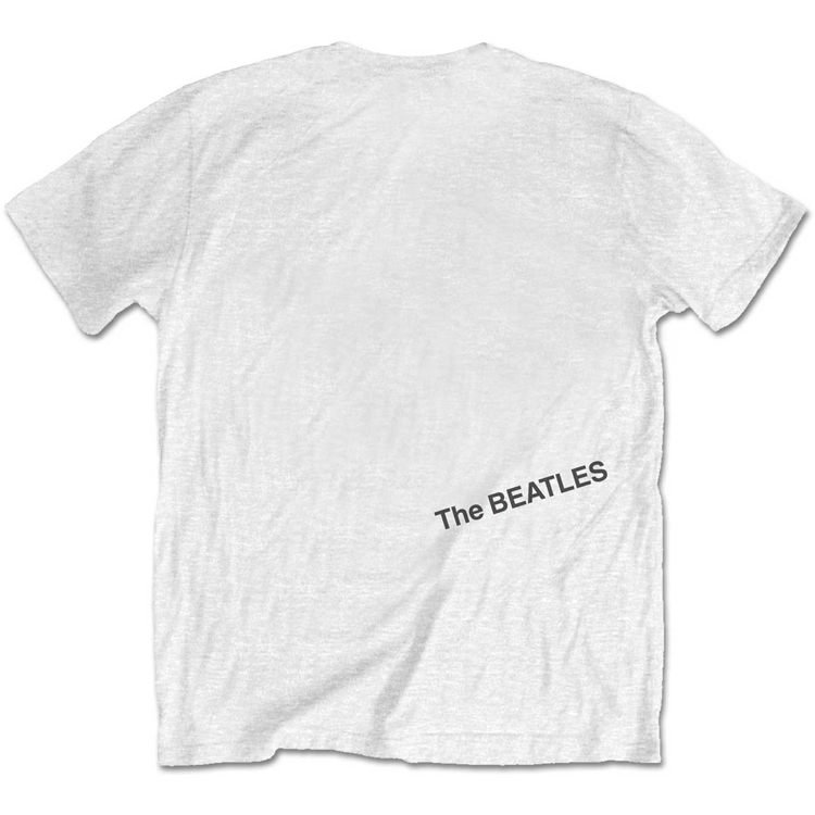 Picture of Beatles Adult T-Shirt: White Album Song Tracks - White Tee