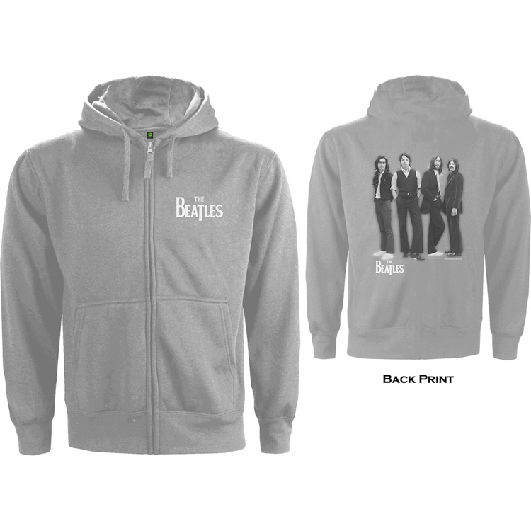 Picture of Beatles Hoodie: White Album Zipper with Hood