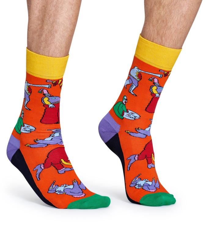 Picture of Beatles Socks: Happy Socks Men's Monsters Sock