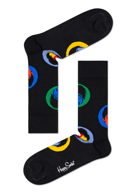 Picture of Beatles Socks: Happy Socks Men's "Cartoon Faces"