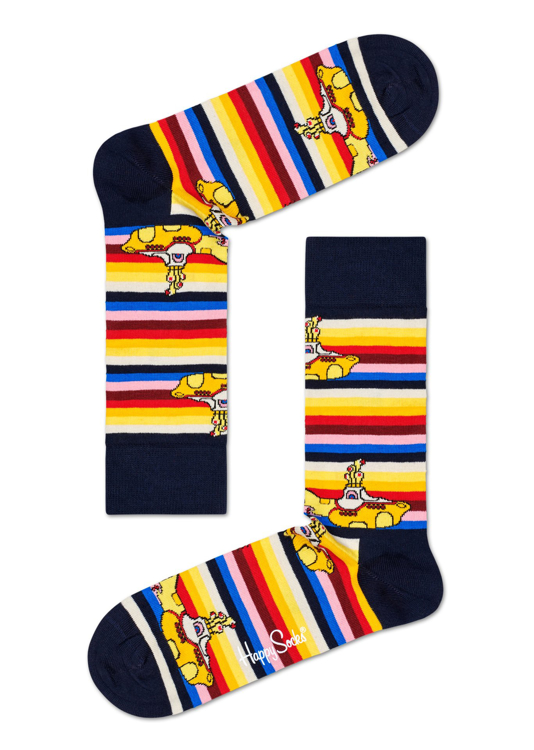 Picture of Beatles Socks: Happy Socks Unisex LP SIZE BOXSET 6 pairs of Socks