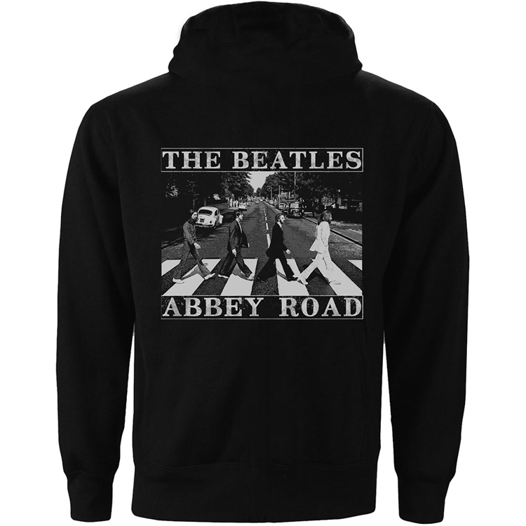 Picture of Beatles Hoodie:  Abbey Road Black & White