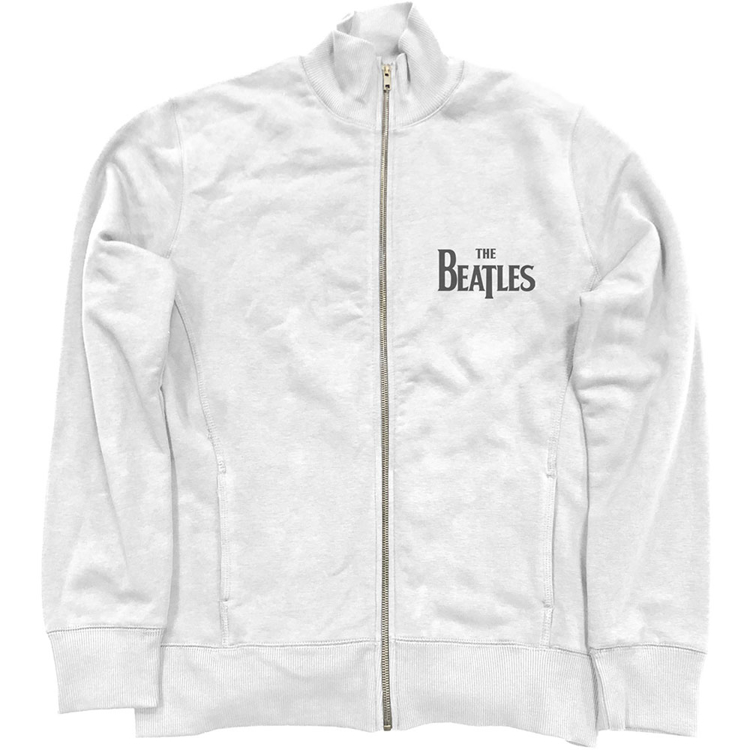 Picture of Beatles Jacket: Track Top featuring The Beatles 'Drop T Logo' White