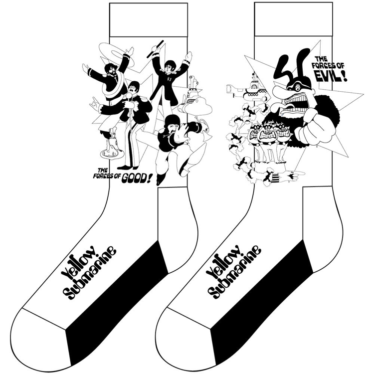 Picture of Beatles Socks: The Beatles Unisex Ankle Socks -Good V Evil