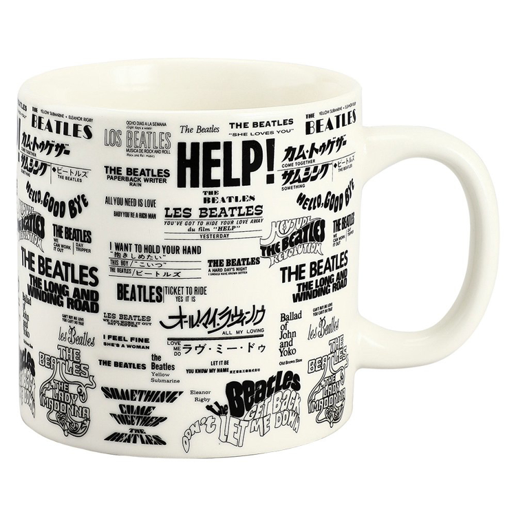 Picture of Beatles Mug: Singles 16 oz