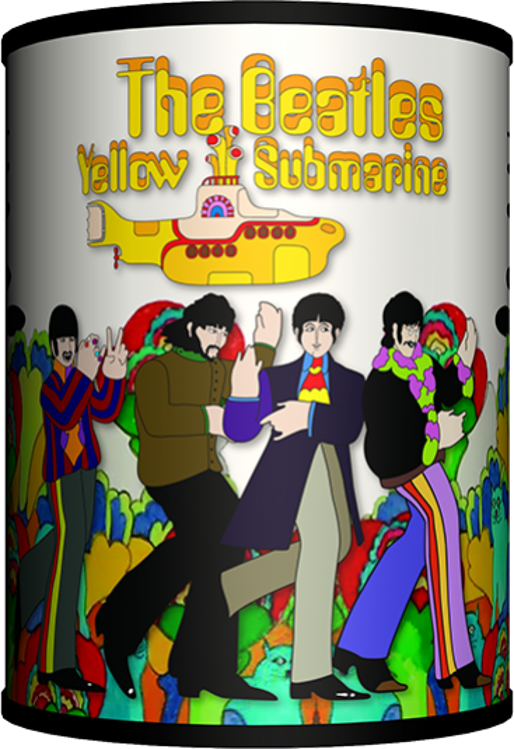 Picture of Beatles Lamp Shades: Beatles Yellow Submarine Scene