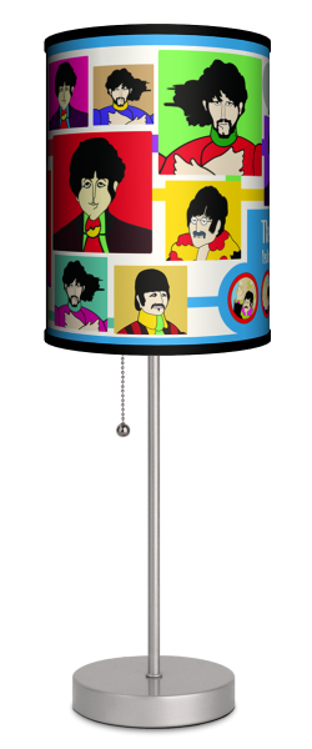 Picture of Beatles Lamp Shades: Beatles Yellow Submarine Cartoon Port Hole