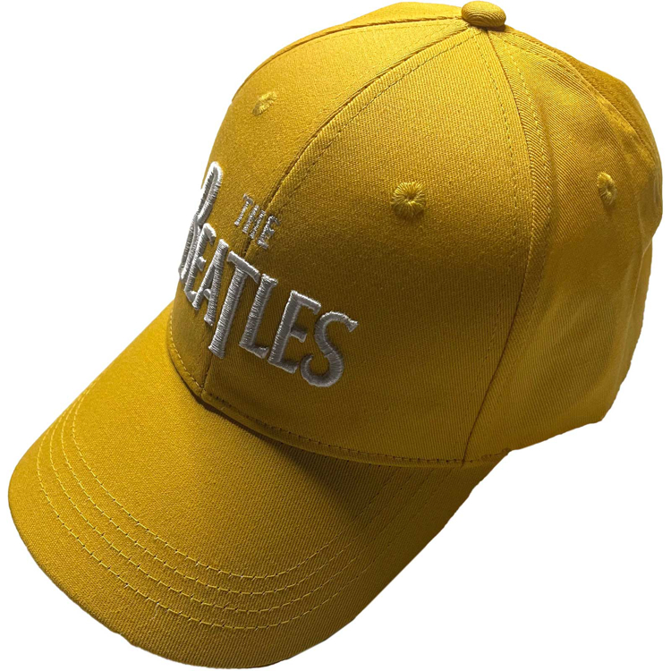 Picture of Beatles Cap: The Beatles Drop T Logo  (Yellow)