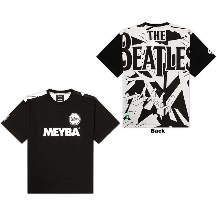 Picture of Beatles Adult T-Shirt:  Meyba Drum & Crossing All-Over-Print